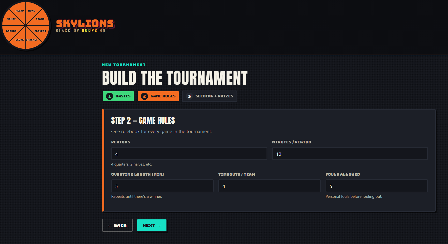 Game rules